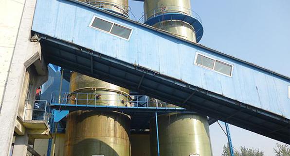 2013年9月完工的電廠脫硫工程DN6000x23000